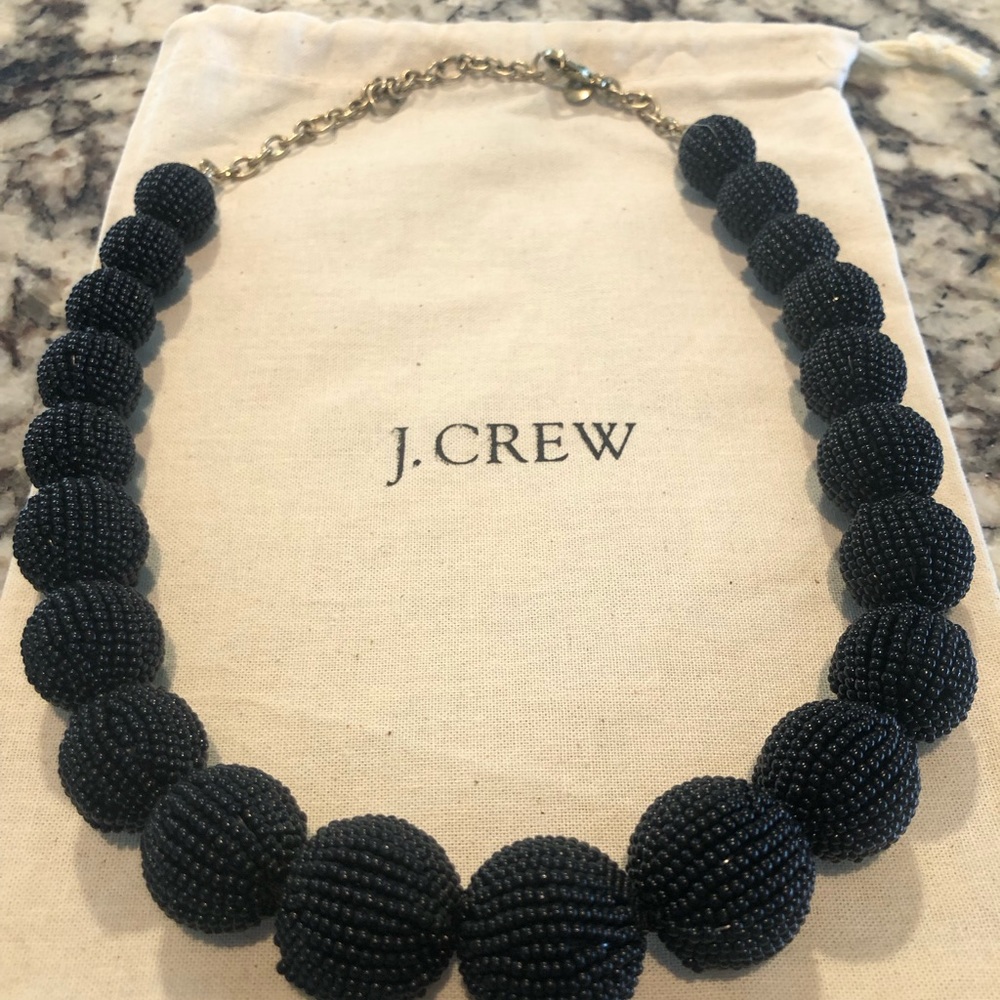 J. Crew Black Necklace